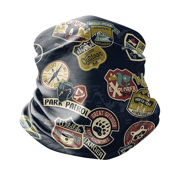 Bandana Tubeneck Brk Wild Life Com Proteção UV50+