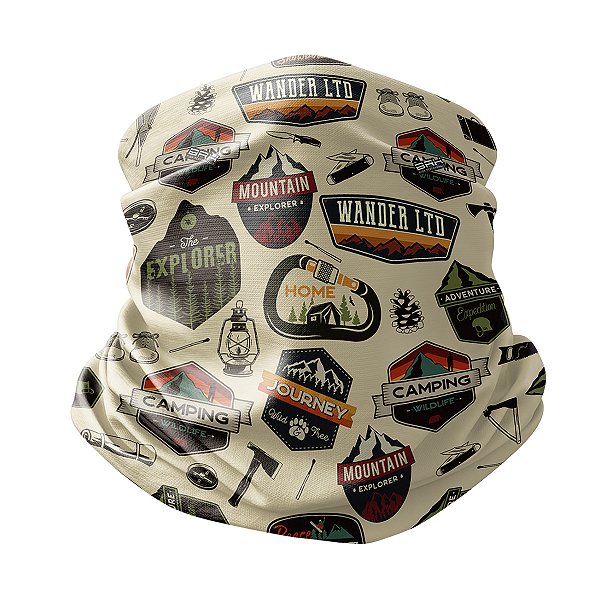 Bandana Tubeneck Brk Mountain Explorer Com Proteção UV50+