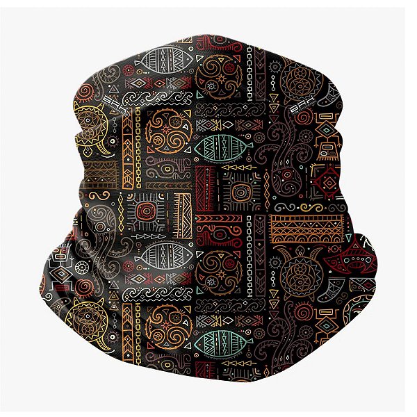 Bandana Tubeneck Brk African Com Proteção UV50+