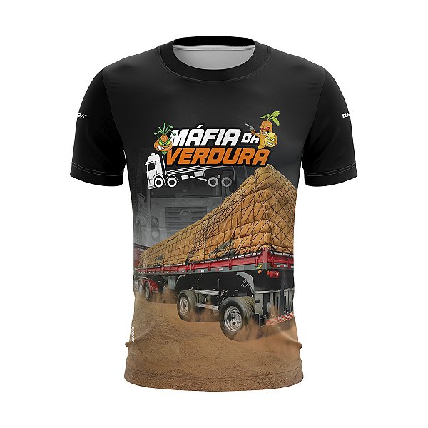 Camiseta de Caminhão Brk Máfia da Verdura Com UV50+