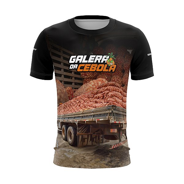 Camiseta de Caminhão Brk Galera da Cebola Com UV50+