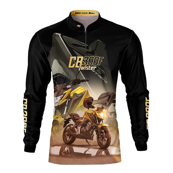 Camisa Brk Motociclismo CB300F Twister com Proteção UV50+