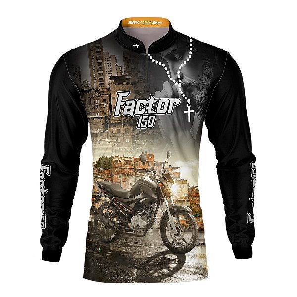 Camisa Brk Motociclismo Factor 150 Street Proteção UV50+