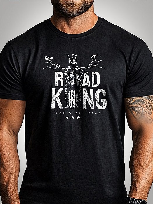 Camiseta Brk Motors Road King Algodão Egípcio