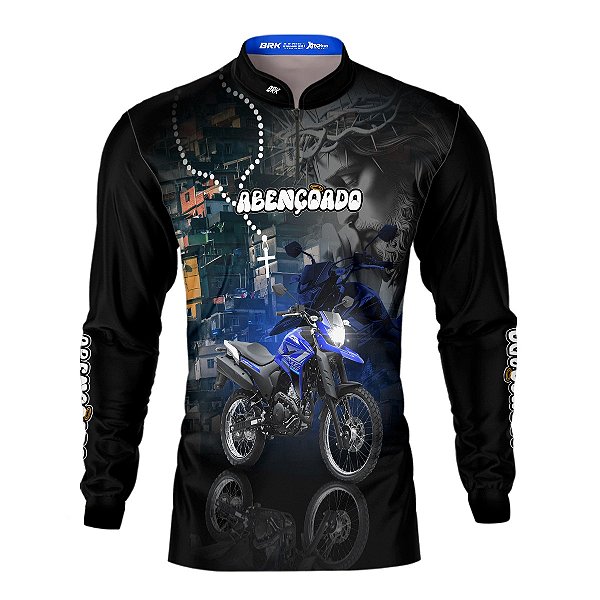 Camisa Brk Motociclismo Xtz Lander 250 com Proteção UV50+