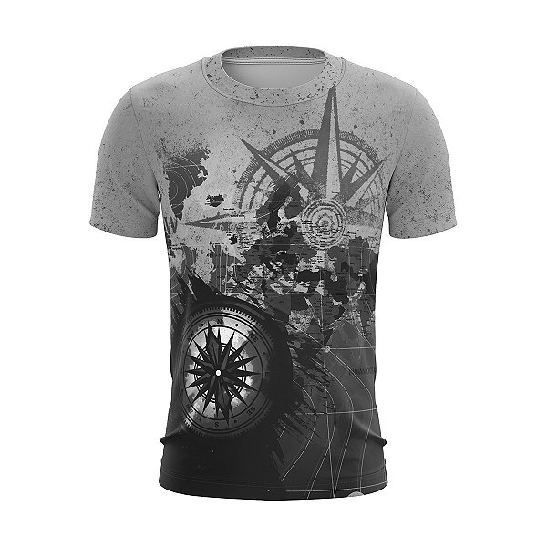 Camiseta Casual Brk Explorador com Proteção  UV50+