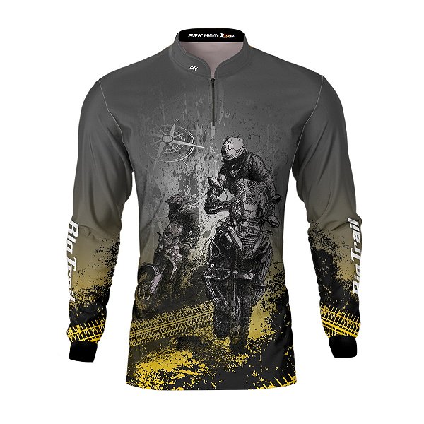Camisa Brk Motociclismo Big Trail Life com Proteção UV50+
