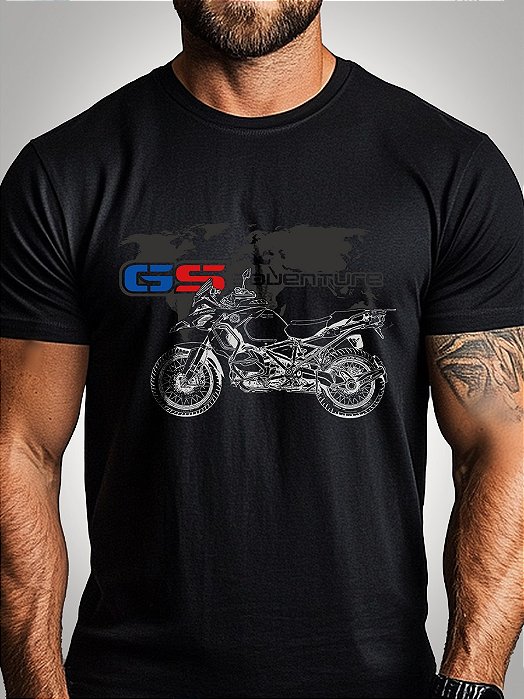 Camiseta BRK Motors GS 1250  Adventure Algodão Egípcio