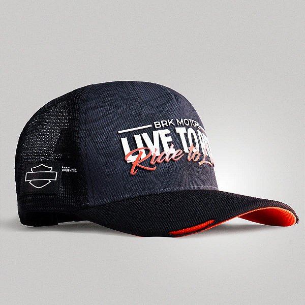 Boné Trucker BRK Motors Live To Ride