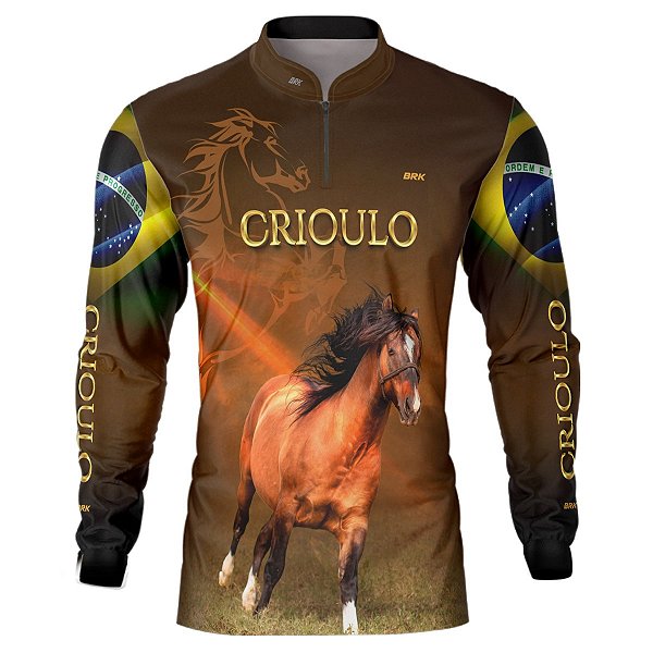 Camisa Agro BRK Crioulo com Proteção Solar UV  50+
