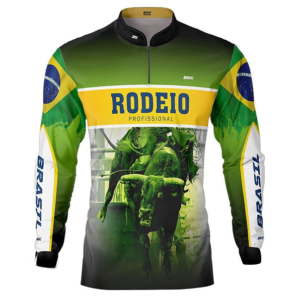 Camisa Agro Brk Rodeio Brasil 02 com Proteção Solar UV  50+