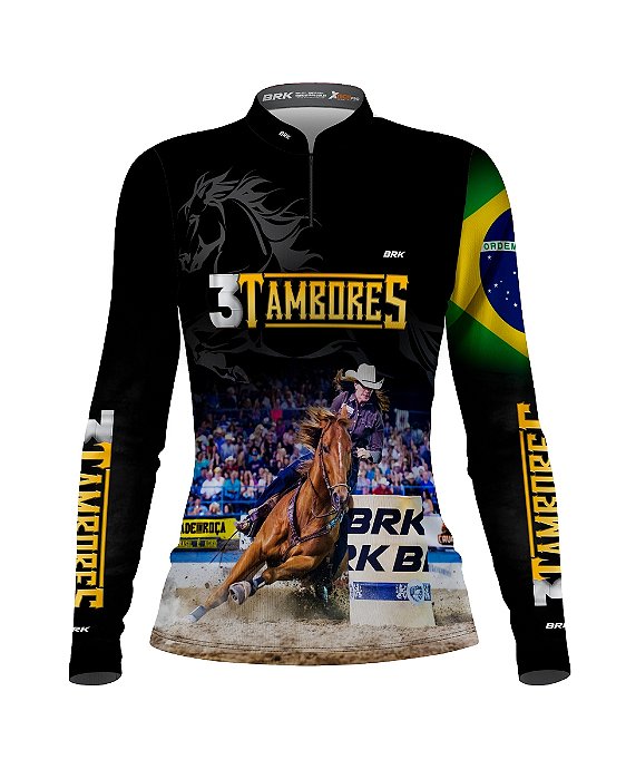 Camisa Agro BRK Três Tambores com Proteção Solar UV  50+
