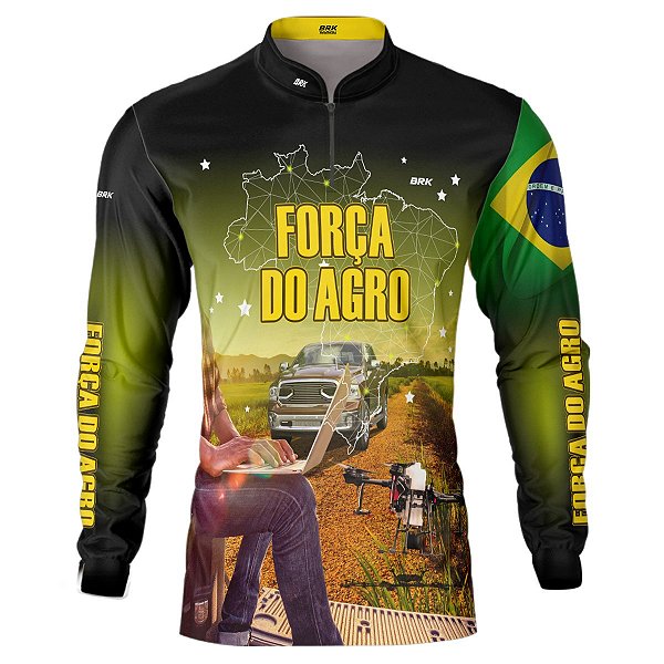 Camisa Força do Agro - Engenheiro Agrônomo com Proteção Solar UV  50+