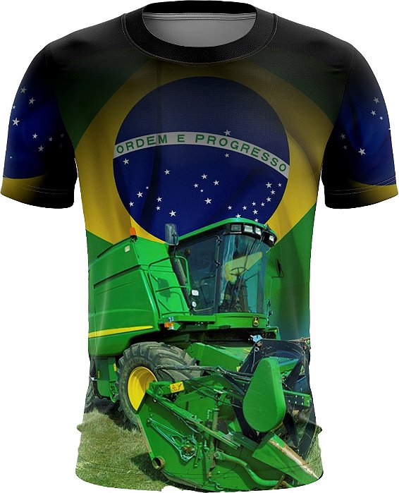Camiseta Agro Brk Colheitadeira Proteção Solar UV50+
