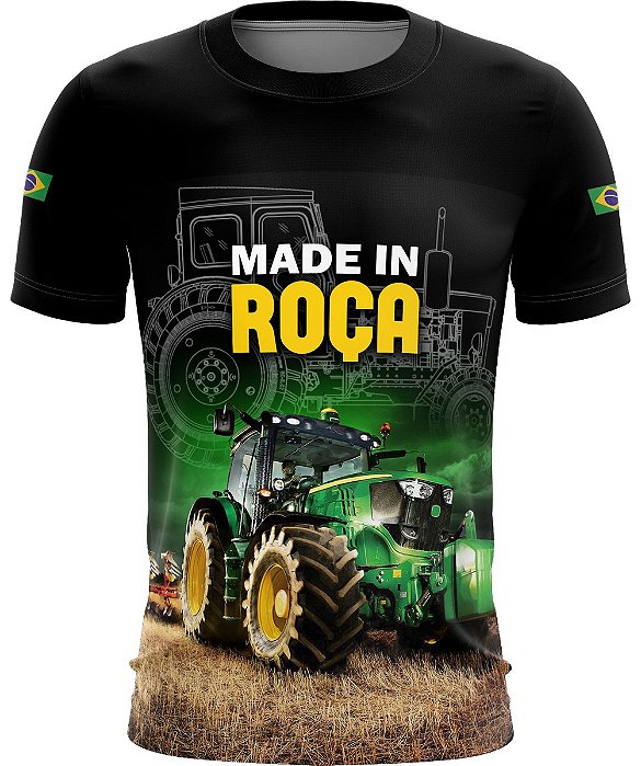 Camiseta Agro Brk Made in Roça com Proteção Solar UV50+
