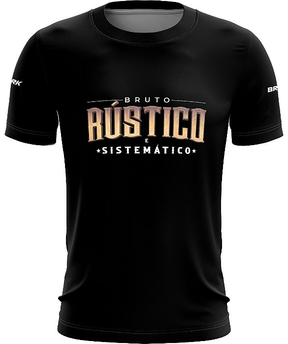 Camiseta Agro Brk Bruto, Rústico e Sistemático Clean com Proteção Solar UV  50+