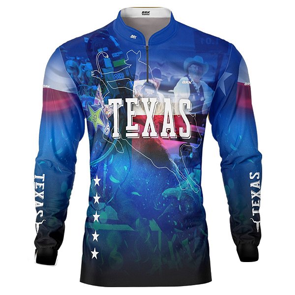 Camisa Country BRK Texas Rodeio com UV50 +