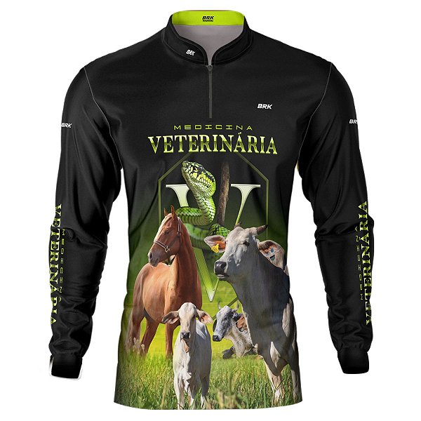 Camisa Agro BRK Medicina Veterinária com UV50 +