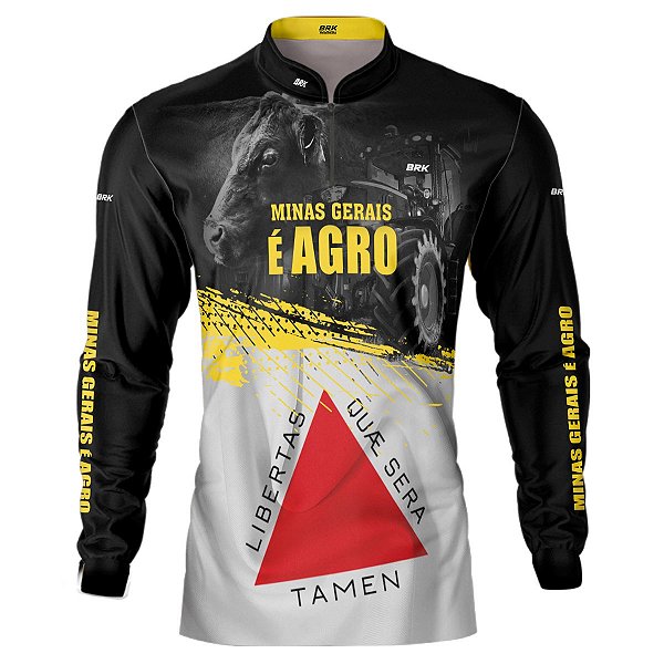 Camisa Agro BRK Minas Gerais é Agro com UV50 +