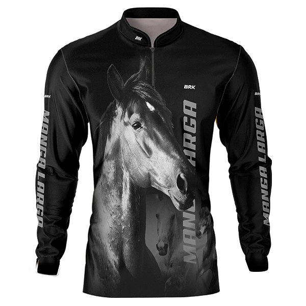 Camisa Agro BRK Cavalo Mangalarga UV50+