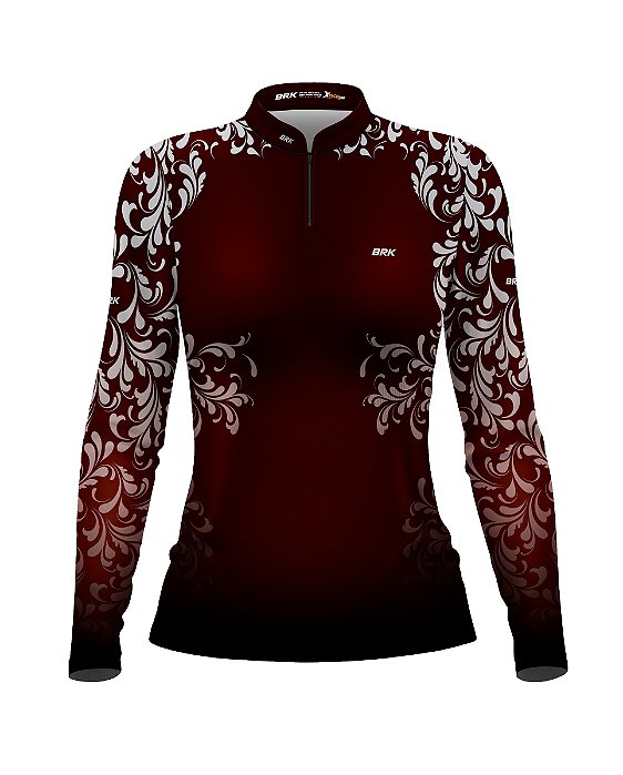 Camisa Country BRK Feminina Cavaleira com UV50 +