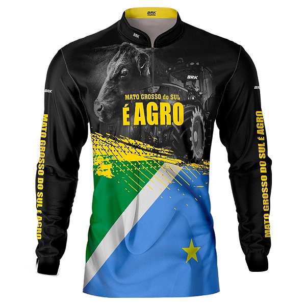 Camisa Agro BRK Mato Grosso do Sul é Agro UV50 +