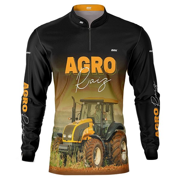 Camisa Agro BRK Trator Agro Raiz com UV50 +