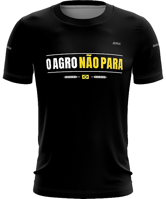 Camiseta Agro BRK O Agro Não Para 2.0 com UV50 +