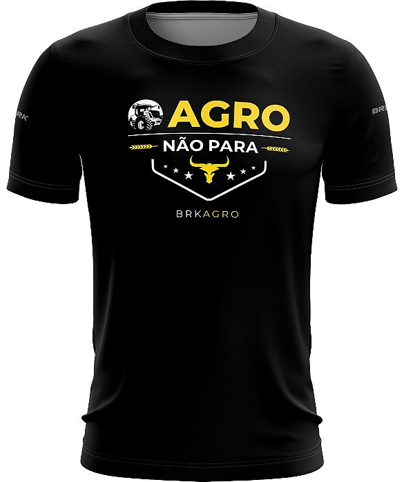 Camiseta Agro BRK O Agro Não Para com UV50 +
