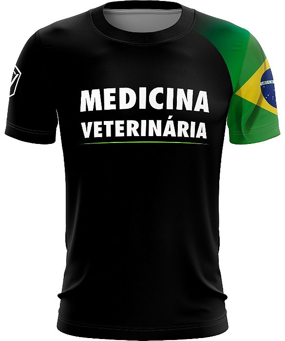 Camiseta de Profissão Brk Medicina Veterinária com Uv50