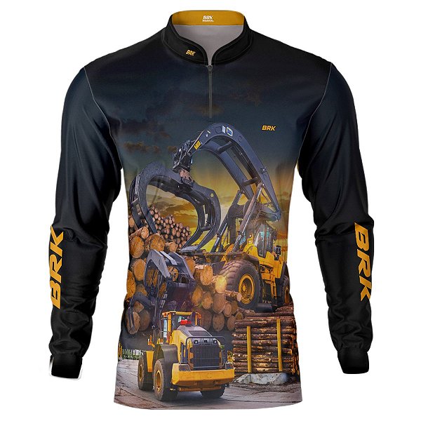 Camisa Agro BRK Trator Florestal com UV50 +
