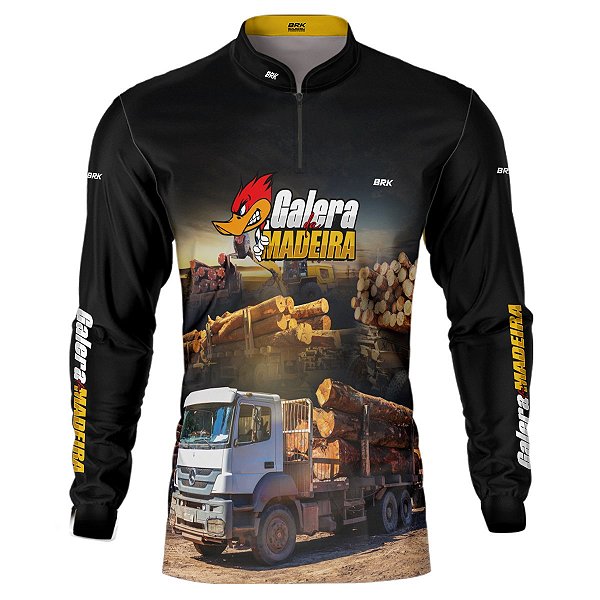 Camisa Agro Brk Madeireiro com UV50 +