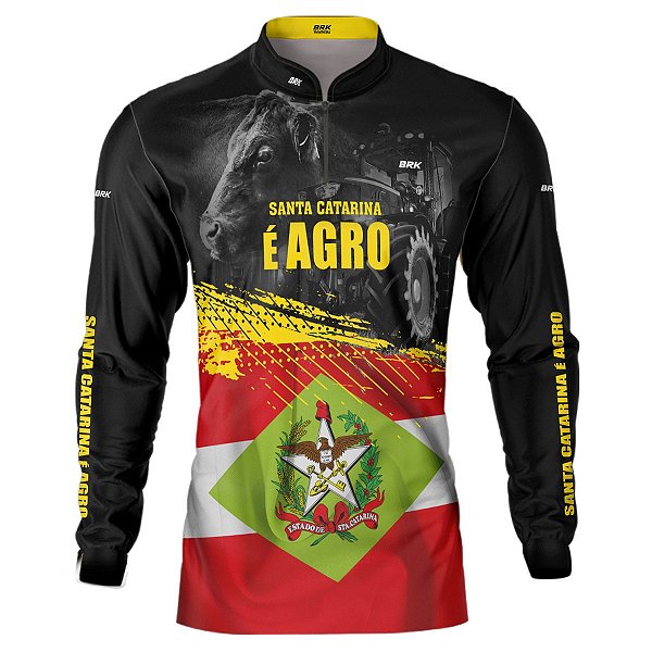 Camisa Agro BRK Santa Catarina é Agro com UV50 +