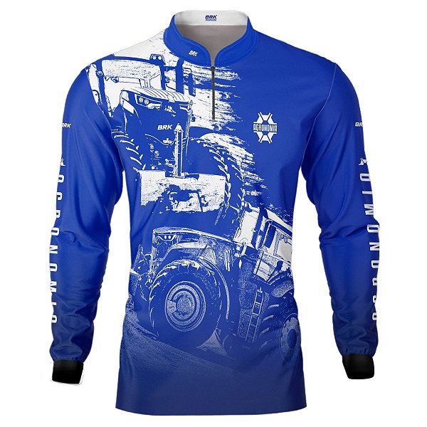 Camisa Agro BRK Trator Agronomia com UV50 +