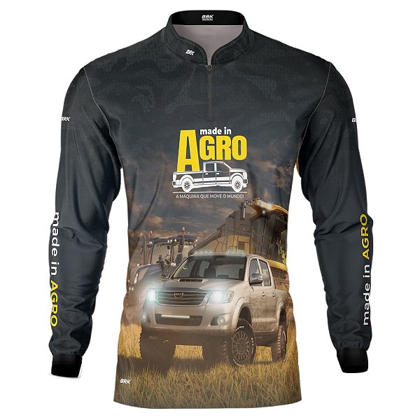 Camisa Agro Brk Caminhonete 4x4 com UV50 +