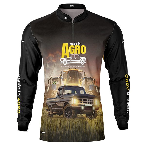 Camisa Agro Brk Caminhonete F1000 com UV50 +