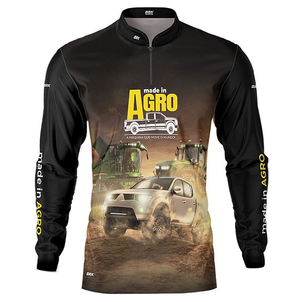 Camisa Agro Brk Caminhonete L200 com UV50 +