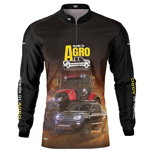 Camisa Agro Brk Caminhonete V6 com UV50 +