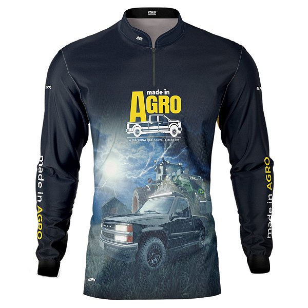 Camisa Agro Brk Caminhonete Silverado com UV50 +