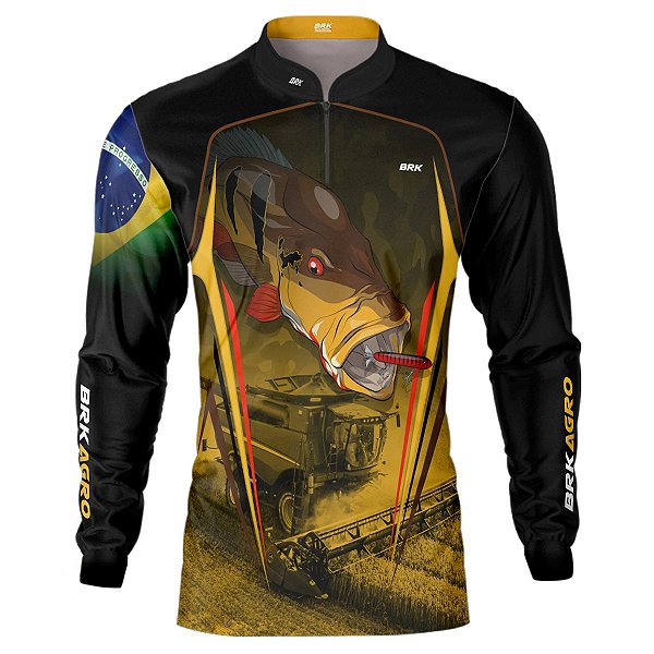 Camisa Agro BRK Tucunaré Açu com UV50 +