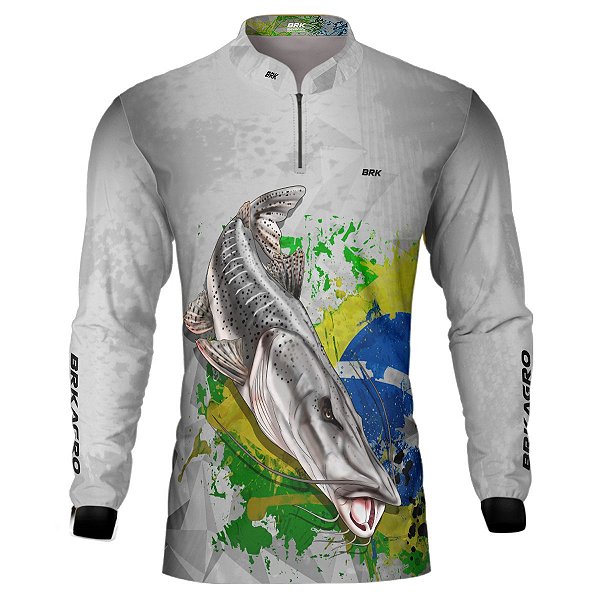 Camisa Agro BRK Branca Pintado com UV50 +