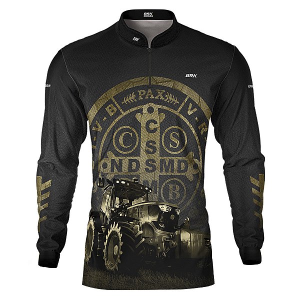 Camisa Agro BRK Medalhão São Bento com UV50 +