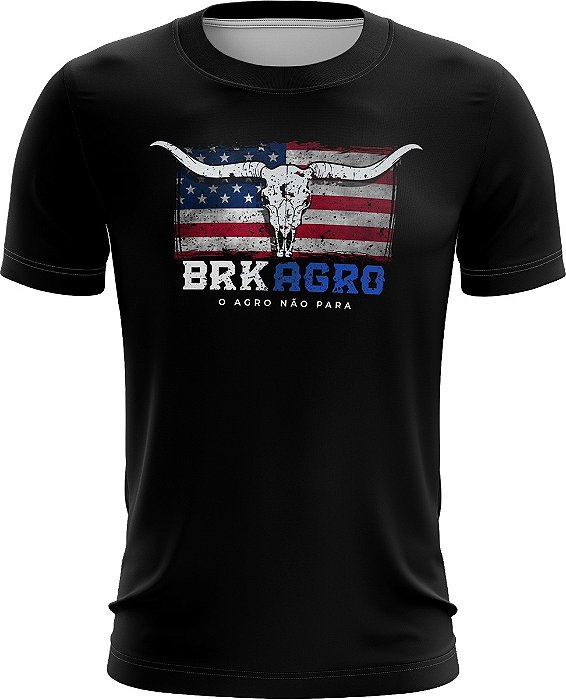 Camiseta Agro BRK O Agro não Para Texas UV50+