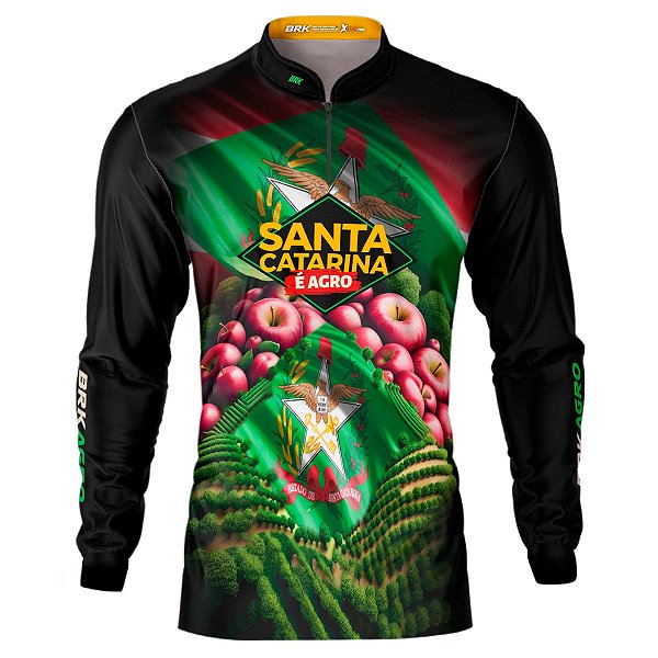 Camisa Agro BRK Santa Catarina Maçãs com UV50 +