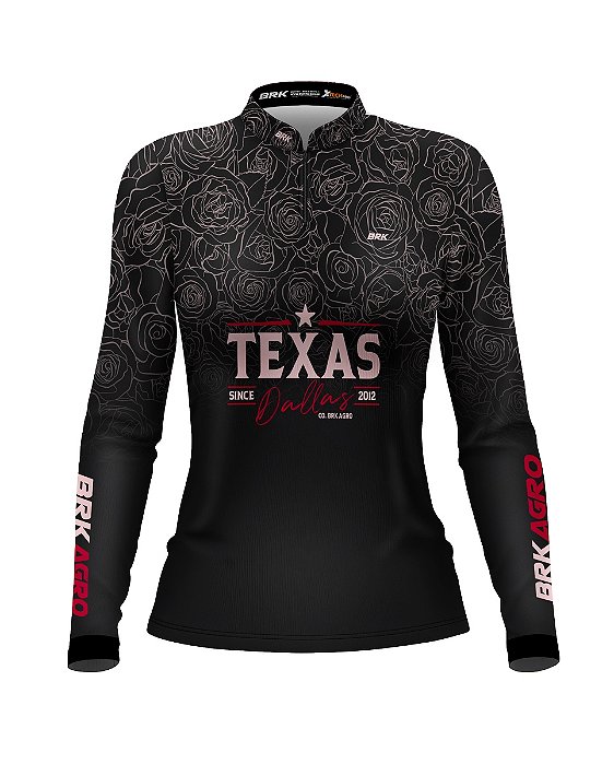 Camisa Agro BRK Texas Dallas Escura com Proteção UV50+