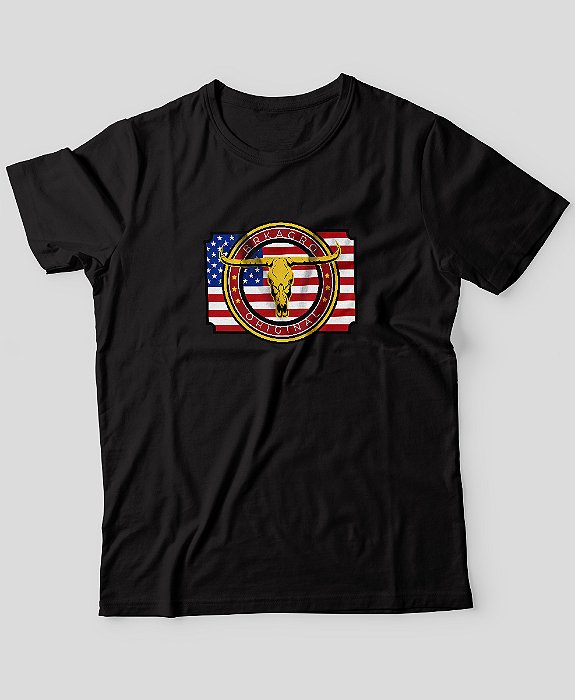 Camiseta Agro Brk Long Horn Algodão Egípcio