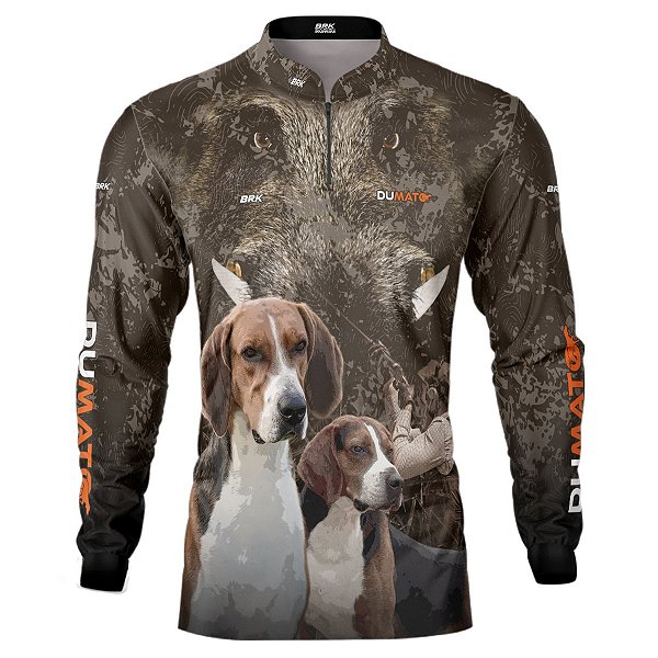 Camisa de Caça BRK DuMato 2.0 FoxHound Javali Camo com UV50 +