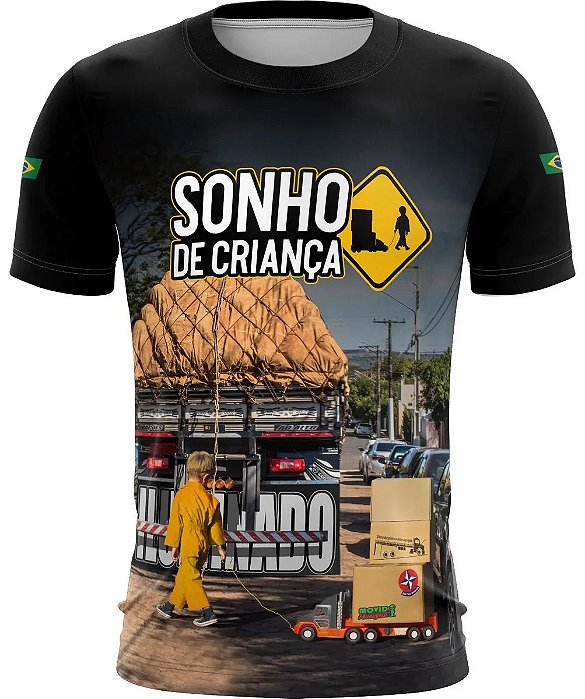 Camiseta Agro Brk Sonho de Criança com UV50 +