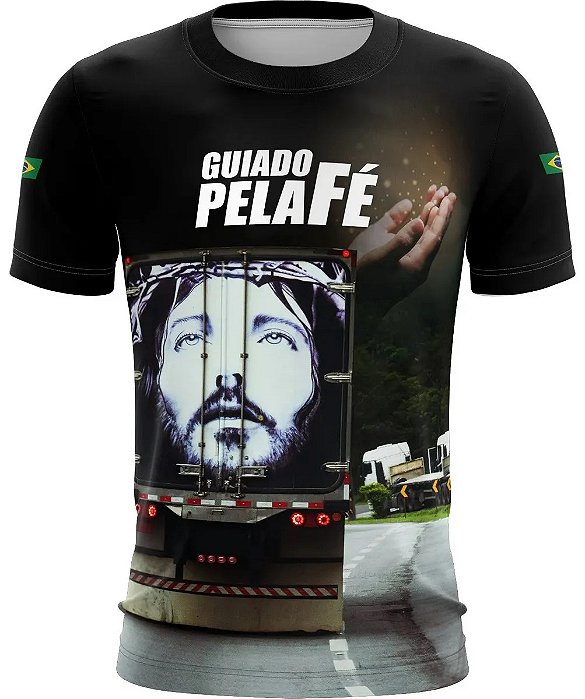 Camiseta Agro Brk Guiado por Deus com UV50 +