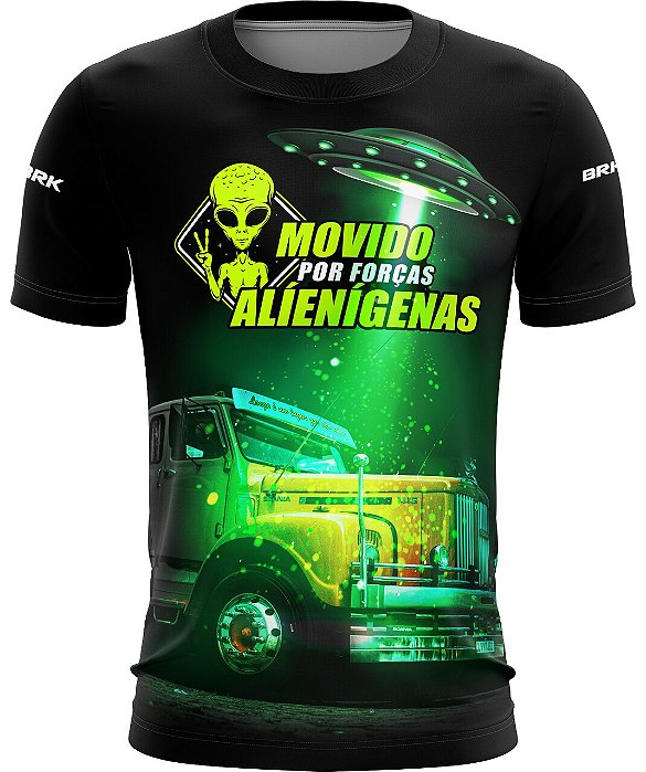 Camiseta Agro Brk Movido Por Forças Alienígenas com UV50 +
